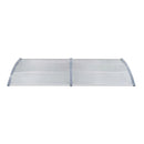 Door Canopy Grey Polycarbonate