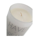 Frosted Glass Candle 8Cm