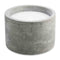 Cement Candle Holder 2 Wick With Lid And Wax 25X25X25Cm