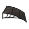 Door Canopy Black 120X100 Cm Pc