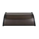 Door Canopy Black 120X100 Cm Pc
