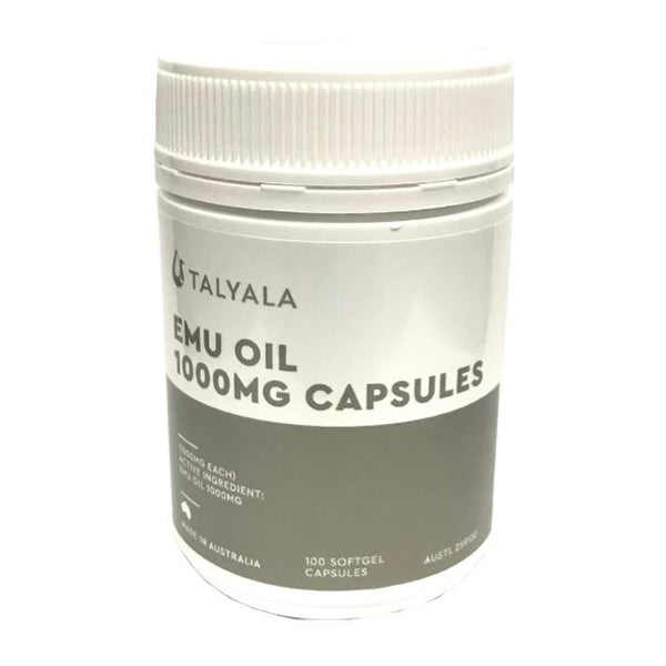 Emu Oil Capsules Bottle 100X1000Mg