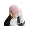 Outdoor Hat Anti Fog Dust Saliva Cap Full Face Shield Cover Kids Pink