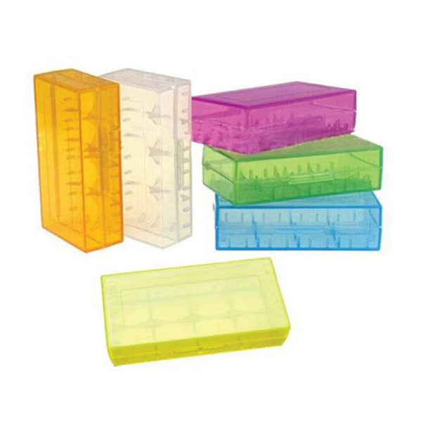 Plastic Battery Storage Case Box Colour Batteries Double Organiser