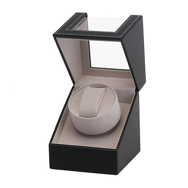 Automatic Watch Winder Display Box Motor Rotation Storage Pu Leather