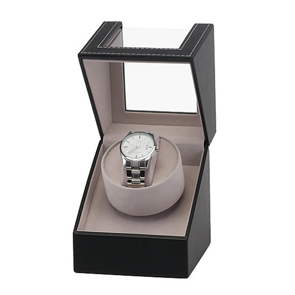 Automatic Watch Winder Display Box Motor Rotation Storage Pu Leather