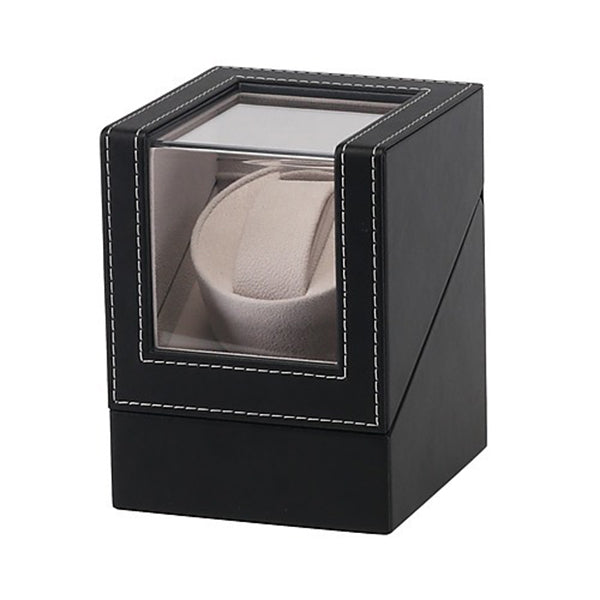 Automatic Watch Winder Display Box Motor Rotation Storage Pu Leather