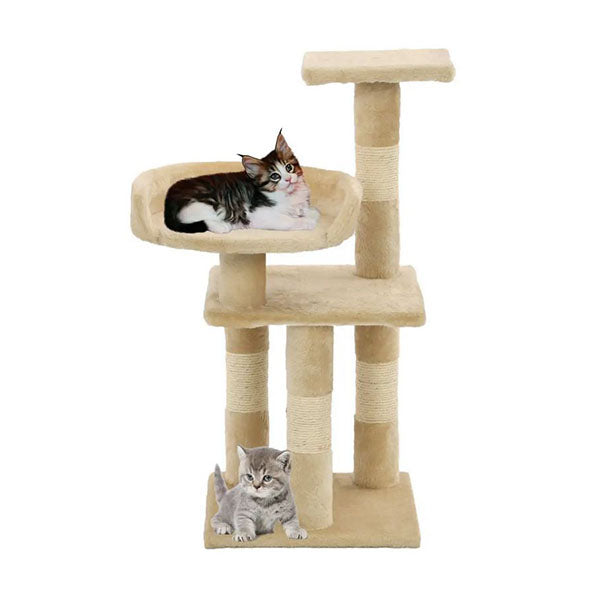 Cat Tree Board Frame With Sisal Scratching Posts 65 Cm