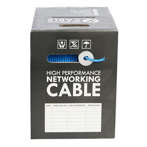 Cat 6 Lszh Lan Ethernet Cable 305M Reel Box Blue