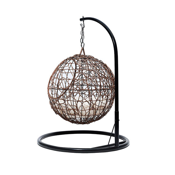 Rattan Cat Beds Elevated Puppy Hanging Basket Swinging Egg Chair