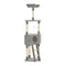 Cat Tree With Sisal Scratching Post Grey 180 Cm