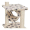 Cat Tree With Sisal Scratching Posts 65 Cm Paw Print