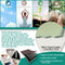 2X Blockout Curtains Panels 3 Layers Eyelet Room Darkening 240X230 Cm Green