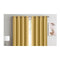 2X Blockout Curtains Panels 3 Layers Eyelet Room Darkening 180X230 Cm Mustard