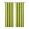 2x Blockout Curtains Panels 3 Layers Eyelet Room Darkening 240x230cm Green