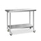 Stainless Steel Kitchen Benches Work Bench Food Prep Table With Wheels