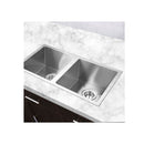 Stainless Steel Kitchen Sink w/ Strainer Waste 770 x 450mm