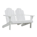 Double Adirondack Chair Wood