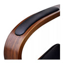 Swivel Office Chair With Headrest Bentwood Artificial Leather