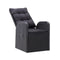 Reclining Garden Chairs 2 Pcs With Cushions Pe Rattan Black