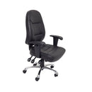 Jupiter High Back Pu Leather Commercial Grade Chair Black