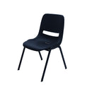 Saturn Heavy Duty Polyproylene Chair Black