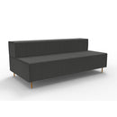 Core Lounge B Triple Seat Charcoal Ash