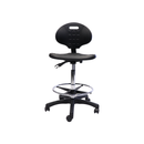 Jupiter Laboratory Drafting Stool Black