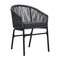 Garden Chairs 2 Pcs Anthracite Pvc Rattan