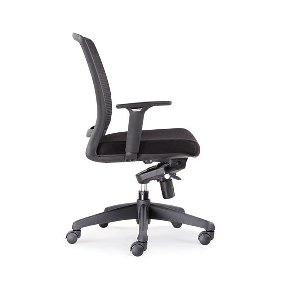 Jupiter Prom Medium Back Chair Black