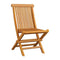 Garden Chairs With Beige Cushions 4 Pcs Solid Teak Wood