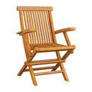 Garden Chairs 4 Pcs With Beige Cushions Solid Teak Wood