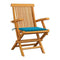 Garden Chairs With Blue Cushions 2 Pcs Solid Teak Wood 55X60X89 Cm