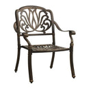 Garden Chairs 2 Pcs Cast Aluminium Bronze