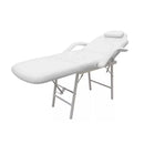 Treatment Chair Adjustable Back And Footrest White