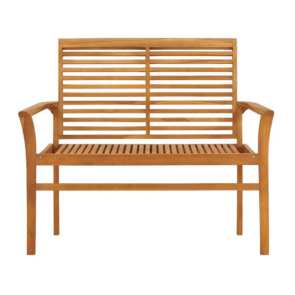 Garden Bench 112 Cm Solid Teak Wood