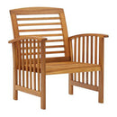 Garden Chairs 2 Pcs Solid Acacia Wood