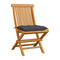 Garden Chairs With Anthracite Cushions 6 Pcs Solid Teak Wood 89 Cm