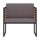 Garden Chairs With Cushions 2 Pcs Solid Acacia Wood Dark Grey