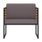 Garden Chairs With Cushions 2 Pcs Solid Acacia Wood Dark Grey