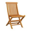 Garden Chairs 4 Pcs With Cream Cushions Solid Teak Wood