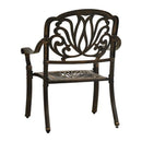 Garden Chairs 2 Pcs Cast Aluminium Bronze