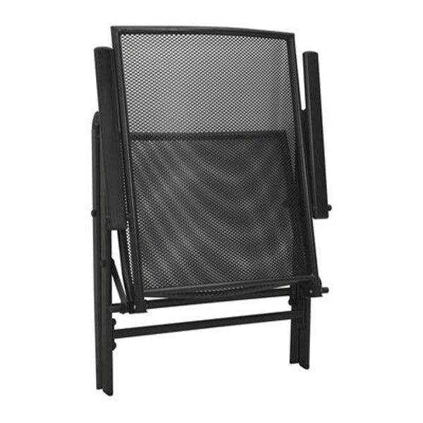 Folding Mesh Chairs 4 Pcs Steel Anthracite