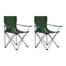 Camping Table And Chair Set 3 Pieces Green