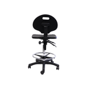 Jupiter Laboratory Drafting Stool Black