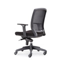 Jupiter Prom Medium Back Chair Black