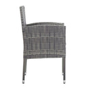 Garden Chairs 2 Pcs Anthracite Poly Rattan