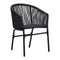 Garden Chairs 2 Pcs Black Pvc Rattan