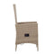 Outdoor Chairs 2 Pcs With Cushions Poly Rattan Beige