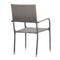 Outdoor Dining Chairs 2 Pcs Poly Rattan Grey